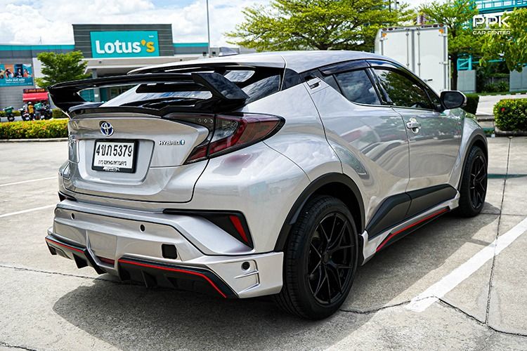 Toyota C-HR 2018 1.8 Hybrid Hi Utility-car ไฮบริด ไม่ติดแก๊ส เกียร์อัตโนมัติ เทา รูปที่ 4