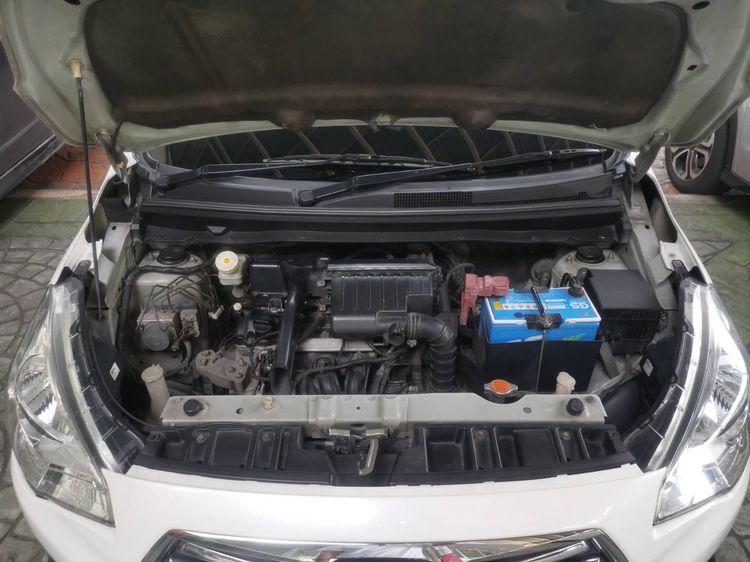 Mitsubishi Attrage 2013 1.2 GLS LTD Sedan เบนซิน ไม่ติดแก๊ส เกียร์อัตโนมัติ ขาว รูปที่ 2