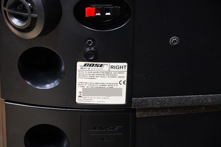 ของแท้จากญี่ปุ่น BOSE 301V รุ่น 5 ผลิตเม็กซิโก (MEXICO) 150 วัตต์ ดอก 8 นิ้ว รูปที่ 6