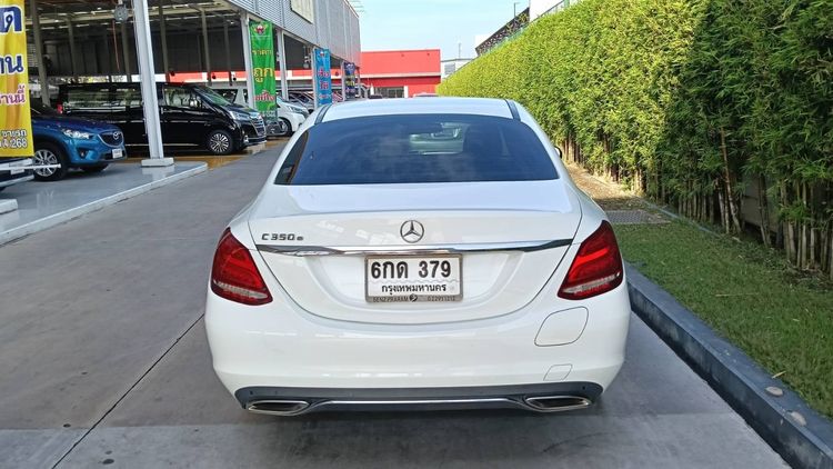 Mercedes-Benz C-Class 2017 C350e Sedan เบนซิน ไม่ติดแก๊ส เกียร์อัตโนมัติ ขาว รูปที่ 4