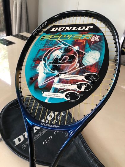 แร็คเกตเทนนิส Dunlop Power Flex M10 Plus มือสอง ของใหม่ รูปที่ 2