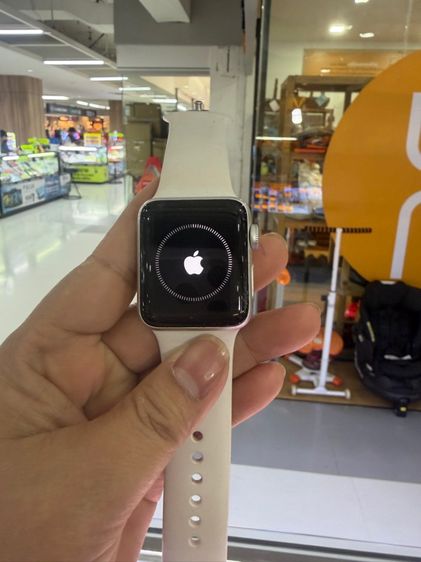 เงิน ซิลิโคน Apple Watch serie 3 38 มิล 