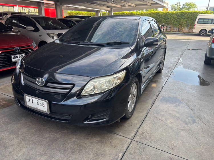 Toyota Corolla 2009 1.6 Sedan เบนซิน ไม่ติดแก๊ส เกียร์อัตโนมัติ ดำ รูปที่ 2
