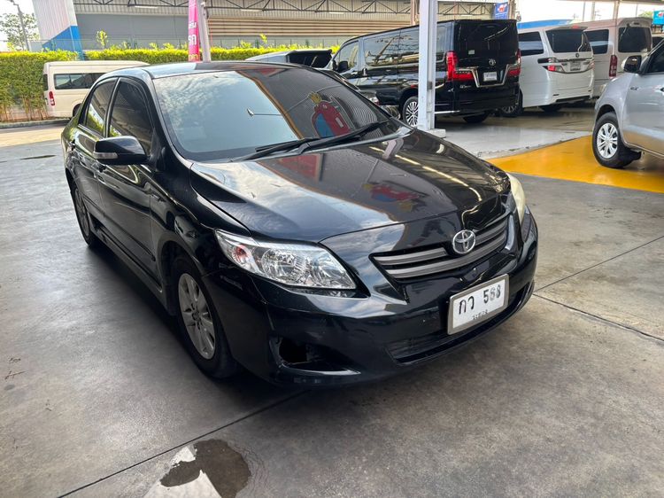 Toyota Corolla 2009 1.6 Sedan เบนซิน ไม่ติดแก๊ส เกียร์อัตโนมัติ ดำ