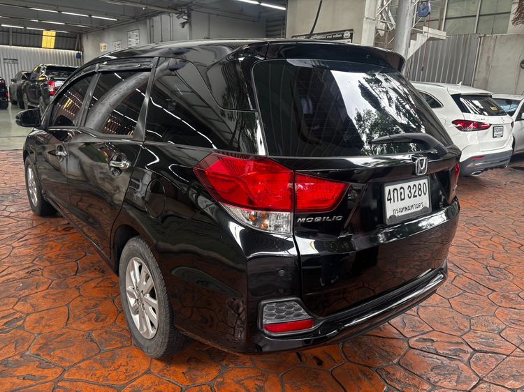 Honda Mobilio 2015 1.5 V Sedan เบนซิน ไม่ติดแก๊ส เกียร์อัตโนมัติ ดำ รูปที่ 4