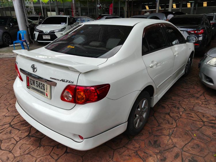 Toyota Corolla 2010 1.6 Sedan เบนซิน ไม่ติดแก๊ส เกียร์อัตโนมัติ ขาว รูปที่ 4