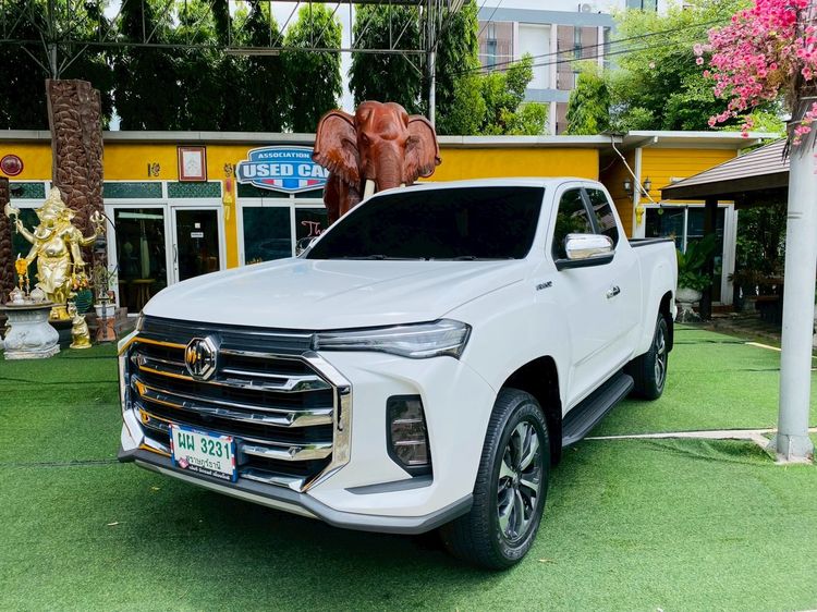 MG Extender 2024 2.0 Grand X Pickup ดีเซล ไม่ติดแก๊ส เกียร์ธรรมดา ขาว รูปที่ 2