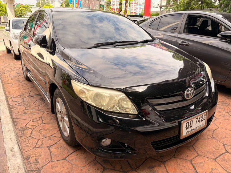Toyota Altis 2009 1.6 G Sedan เบนซิน ไม่ติดแก๊ส เกียร์อัตโนมัติ ดำ รูปที่ 2