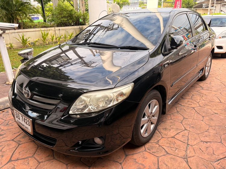 Toyota Altis 2009 1.6 G Sedan เบนซิน ไม่ติดแก๊ส เกียร์อัตโนมัติ ดำ