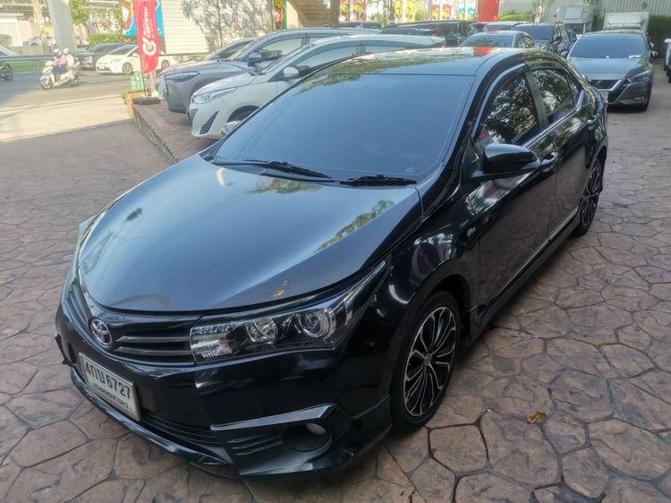 Toyota Altis 2015 1.8 Esport Sedan เบนซิน ไม่ติดแก๊ส เกียร์อัตโนมัติ ดำ