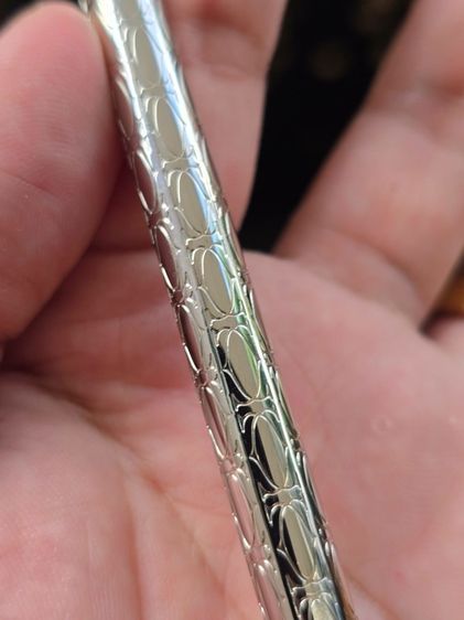 ปากกา Cartier ด้านแกะลายโลโก้ Cartier ด้ามเงิน ระบบหมุน รูปที่ 9