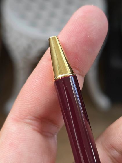 ปากกา Cartier ด้านแกะลายโลโก้ Cartier ด้ามแดง รูปที่ 7