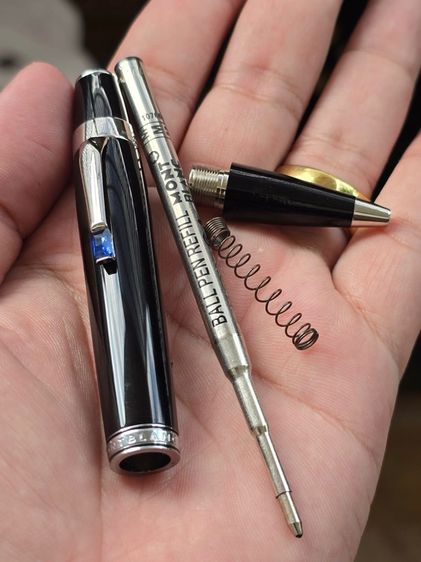 ปากกาลูกลื่น MONTBLANC BOHEME GREMANY ด้ามสั้นเหน็บเงินหายาก   รูปที่ 2