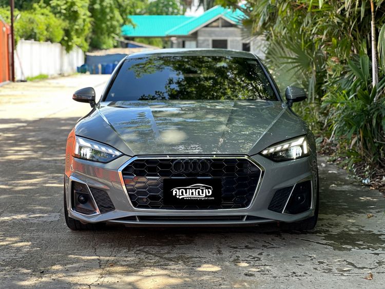 Audi Audi A5  2020 Coupe 40 TFSI S line Sedan เบนซิน ไม่ติดแก๊ส เกียร์อัตโนมัติ เทา รูปที่ 4