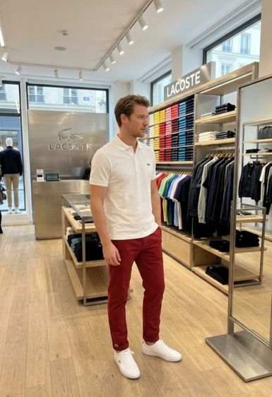 แดง อื่นๆ แขนยาว กางเกง อื่นๆ lacoste