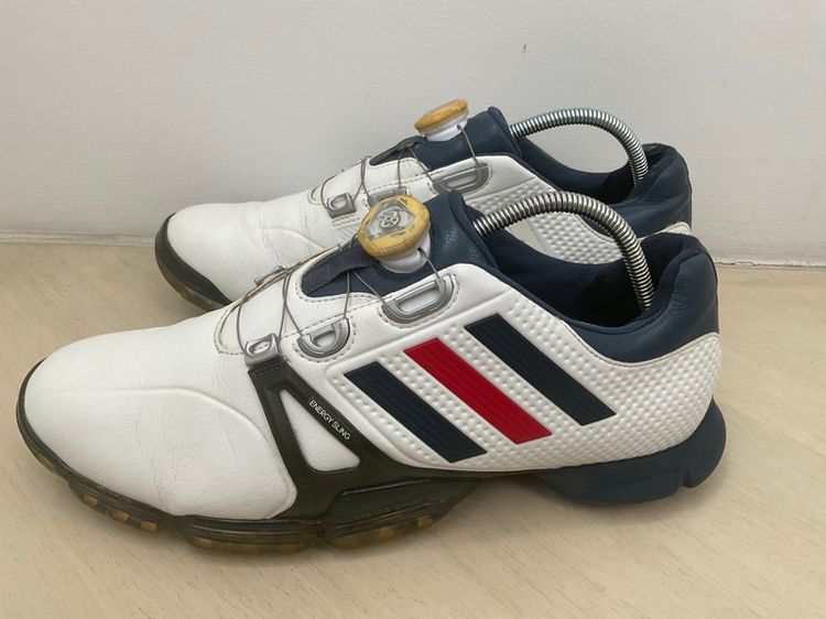 ผู้ชาย ขาว รองเท้ากอล์ฟ Adidas เบอร์ 43.5 ยาว27 