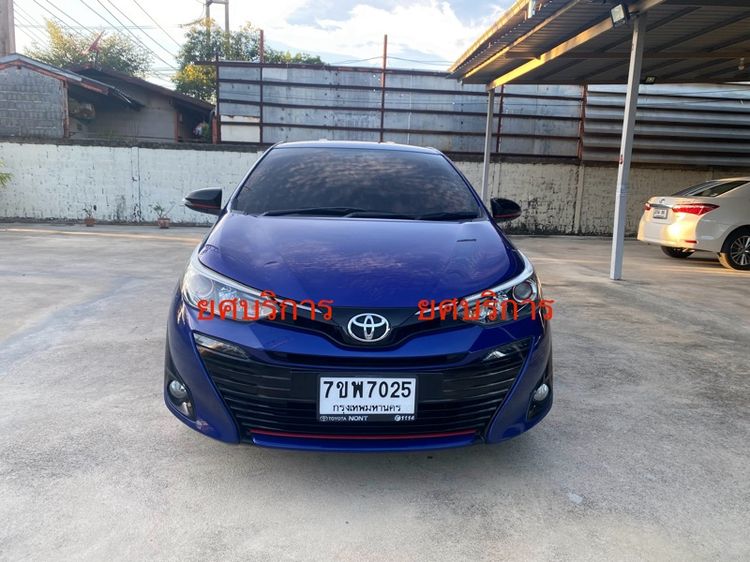 Toyota Yaris ATIV 2019 1.2 S Sedan เบนซิน ไม่ติดแก๊ส เกียร์อัตโนมัติ น้ำเงิน