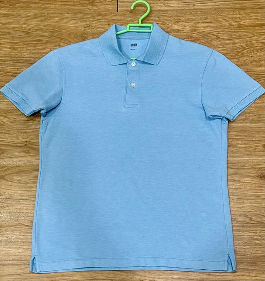 ฟ้า EU 38 แขนสั้น อื่นๆ เสื้อโปโล (Polo Shirt) แบรนด์ Uniqlo (S) มือสอง