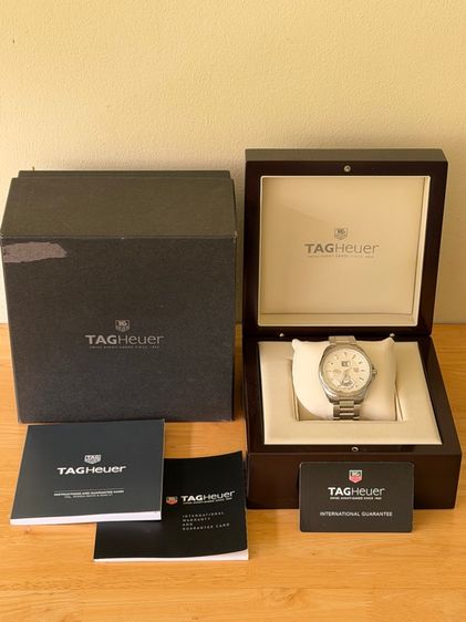 AG Heuer Grand Carrera Automatic Caliber 8 RS GMT Grande Date White Dial 43 mm WAV5112.BA0901  รูปที่ 2