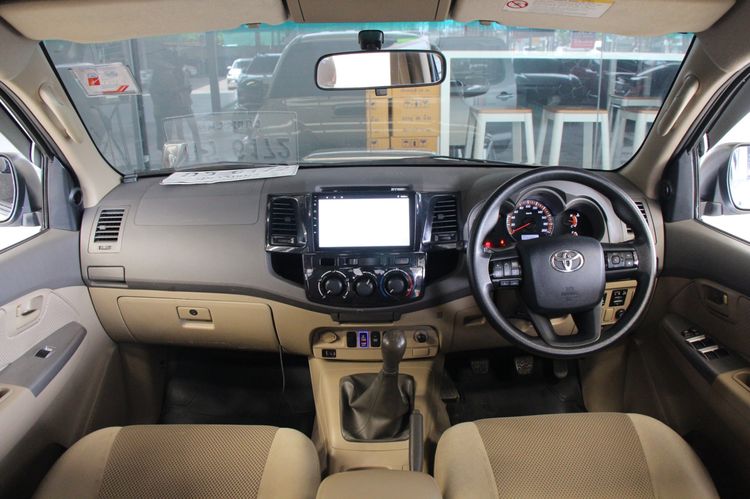 Toyota Hilux Vigo Champ 2013 Double Cab 3.0 G Prerunner Pickup เบนซิน ไม่ติดแก๊ส เกียร์ธรรมดา เทา รูปที่ 3