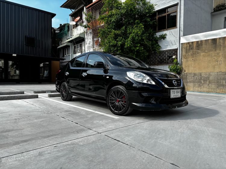 Nissan Almera 2013 1.2 E Sedan เบนซิน ไม่ติดแก๊ส เกียร์อัตโนมัติ ดำ รูปที่ 2