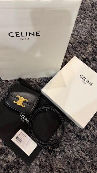 หญิง ดำ หนังแท้ CELINE