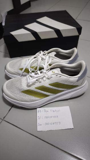 ขาว ผ้าใบ รองเท้าผ้าใบ UK 10 | EU 44 2/3 | US 10.5 Adidas Running Men Duramo SL2