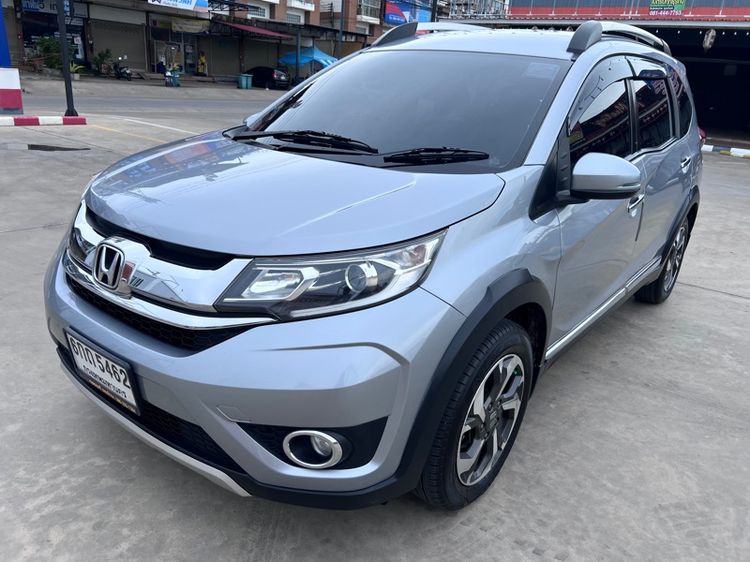 Honda BR-V 2017 1.5 SV Utility-car เบนซิน ไม่ติดแก๊ส เกียร์อัตโนมัติ เงิน