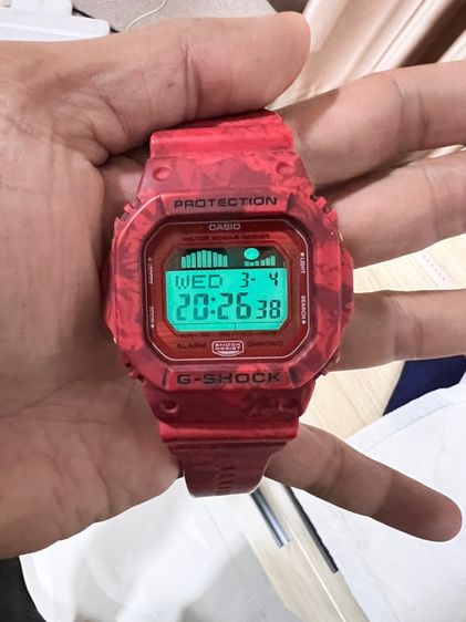 นาฬิกา Casio G-Shock Limited Vintage Flower Pattern series รุ่น GLX-5600F-4 "แดงฮาวาย" ของแท้  รุ่น ลิมิเตด รูปที่ 3