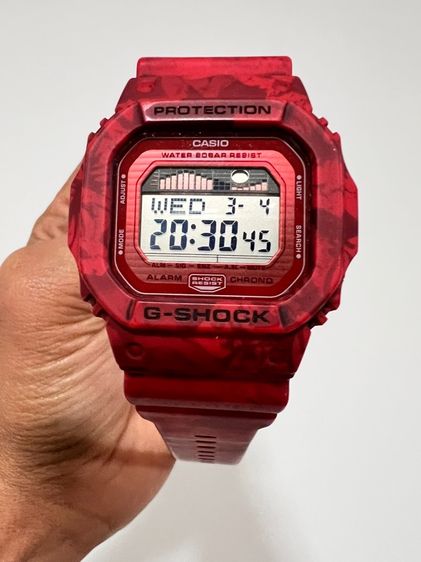 เรซิ่น นาฬิกา Casio G-Shock Limited Vintage Flower Pattern series รุ่น GLX-5600F-4 "แดงฮาวาย" ของแท้  รุ่น ลิมิเตด