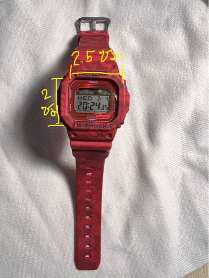นาฬิกา Casio G-Shock Limited Vintage Flower Pattern series รุ่น GLX-5600F-4 "แดงฮาวาย" ของแท้  รุ่น ลิมิเตด รูปที่ 18