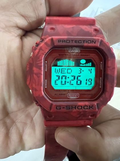 นาฬิกา Casio G-Shock Limited Vintage Flower Pattern series รุ่น GLX-5600F-4 "แดงฮาวาย" ของแท้  รุ่น ลิมิเตด รูปที่ 2