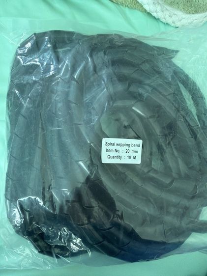 Spiral Wrapping Band ขนาด 20 มม. ยาว 10 เมตร