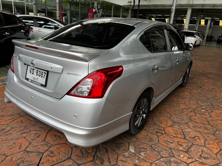 Nissan Almera 2017 1.2 E Sportech Sedan เบนซิน ไม่ติดแก๊ส เกียร์อัตโนมัติ บรอนซ์เงิน รูปที่ 4