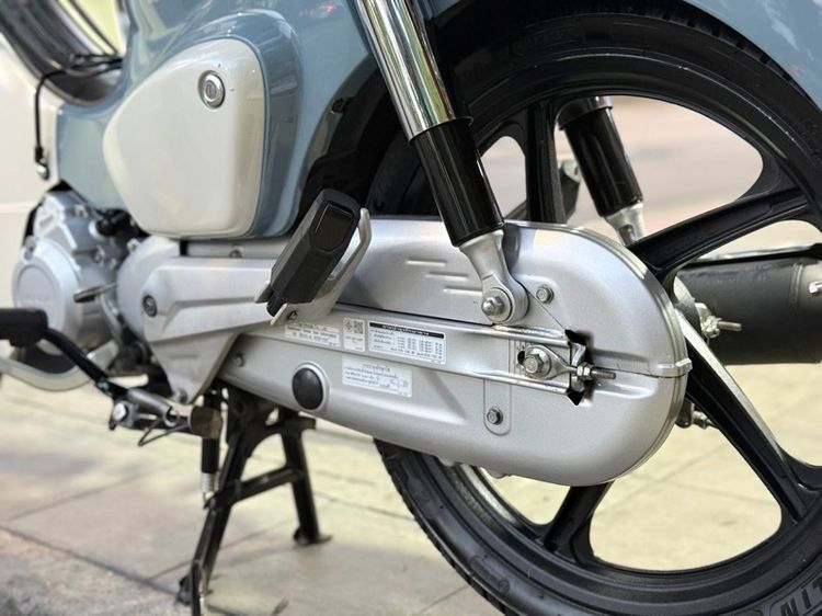SUPER CUB เทา-ขาว ปี68 ดิสหน้า-หลังดั้ม รูปที่ 18