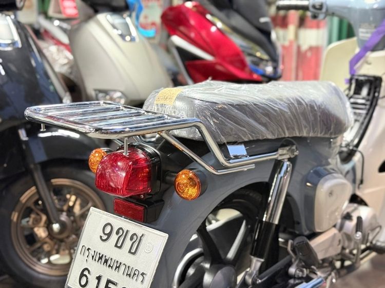 SUPER CUB เทา-ขาว ปี68 ดิสหน้า-หลังดั้ม รูปที่ 12