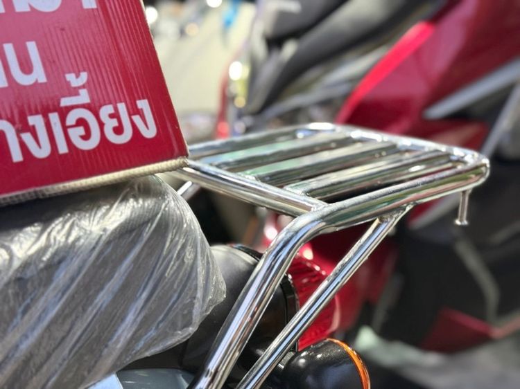 SUPER CUB เทา-ขาว ปี68 ดิสหน้า-หลังดั้ม รูปที่ 13