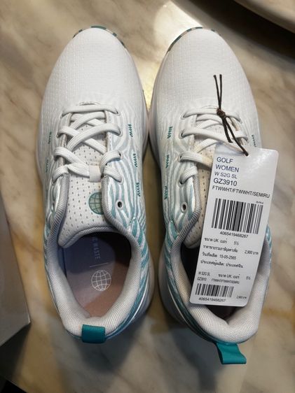 ไม่ระบุ ขาว รองเท้ากอล์ฟ รองเท้ากอลฟ์ Adidas แท้