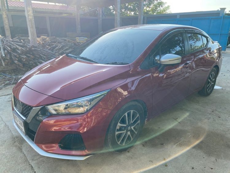Nissan Almera 2021 1.0 V Sedan เบนซิน เกียร์อัตโนมัติ แดง รูปที่ 3