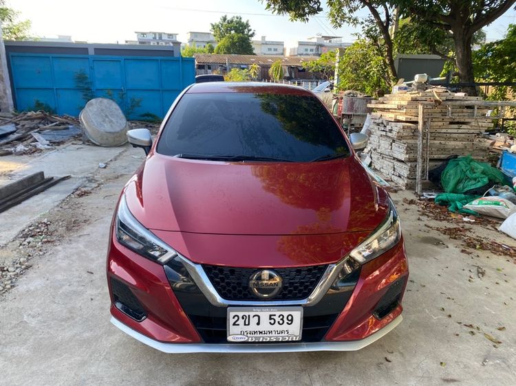 Nissan Almera 2021 1.0 V Sedan เบนซิน เกียร์อัตโนมัติ แดง