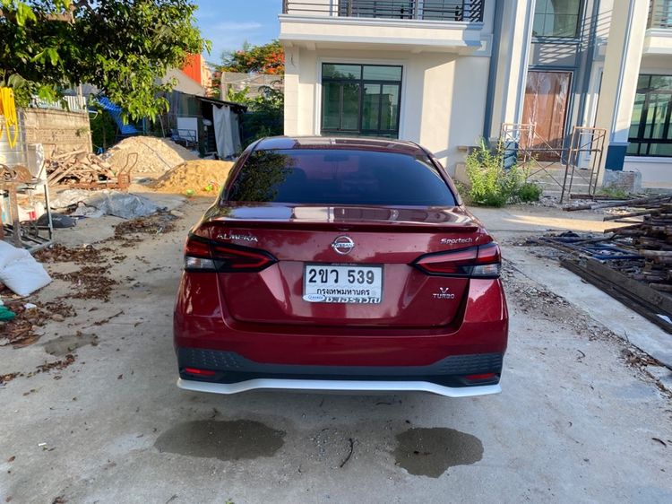 Nissan Almera 2021 1.0 V Sedan เบนซิน เกียร์อัตโนมัติ แดง รูปที่ 4