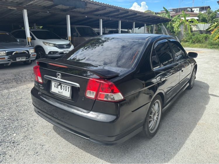 Honda Civic 2003 Sedan เบนซิน ไม่ติดแก๊ส เกียร์อัตโนมัติ ดำ รูปที่ 2