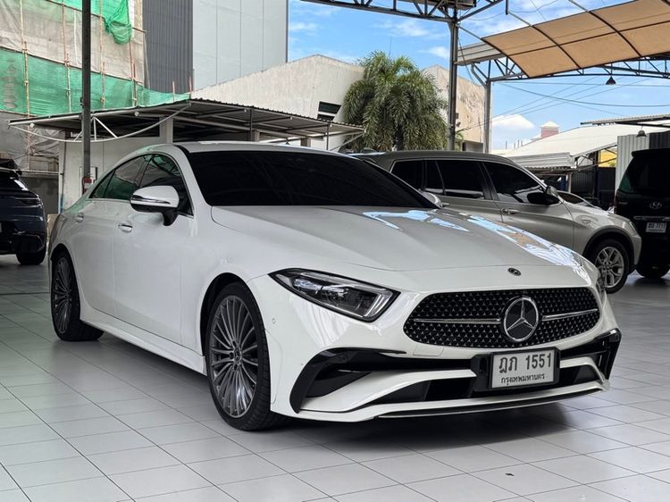 Mercedes-Benz CLS-Class 2022 CLS220 D AMG Sedan ดีเซล ไม่ติดแก๊ส เกียร์อัตโนมัติ ขาว
