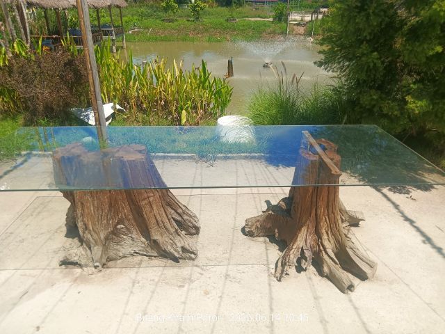 glass outdoor table  รูปที่ 2