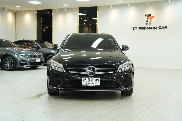 Mercedes-Benz C-Class 2022 C220 Sedan ดีเซล เกียร์อัตโนมัติ ดำ รูปที่ 2