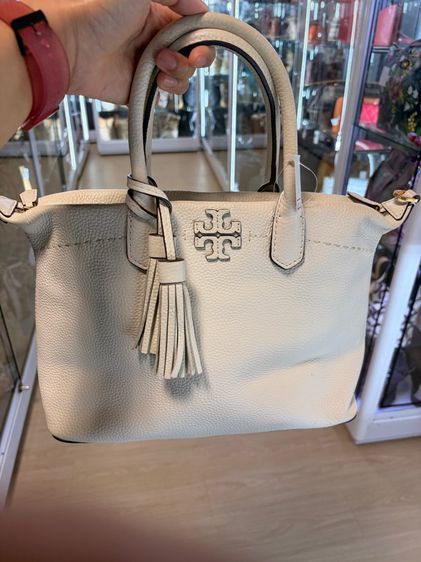 หญิง ขาว หนังแท้ กระเป๋าถือ Tory Burch
