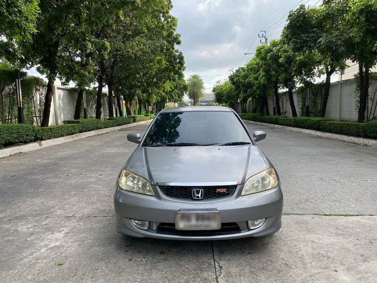 Honda Civic 2005 1.7 VTi Sedan เบนซิน ไม่ติดแก๊ส เกียร์อัตโนมัติ เทา รูปที่ 3