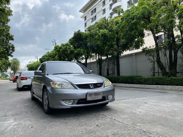 Honda Civic 2005 1.7 VTi Sedan เบนซิน ไม่ติดแก๊ส เกียร์อัตโนมัติ เทา รูปที่ 2