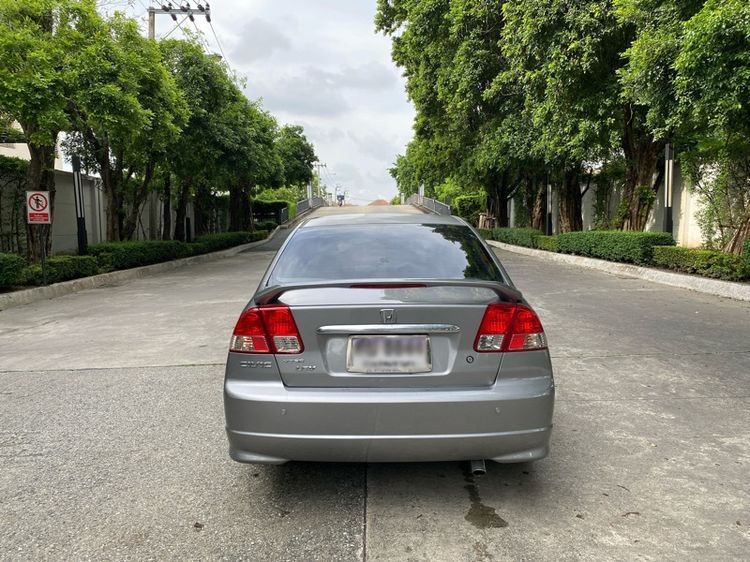 Honda Civic 2005 1.7 VTi Sedan เบนซิน ไม่ติดแก๊ส เกียร์อัตโนมัติ เทา รูปที่ 4