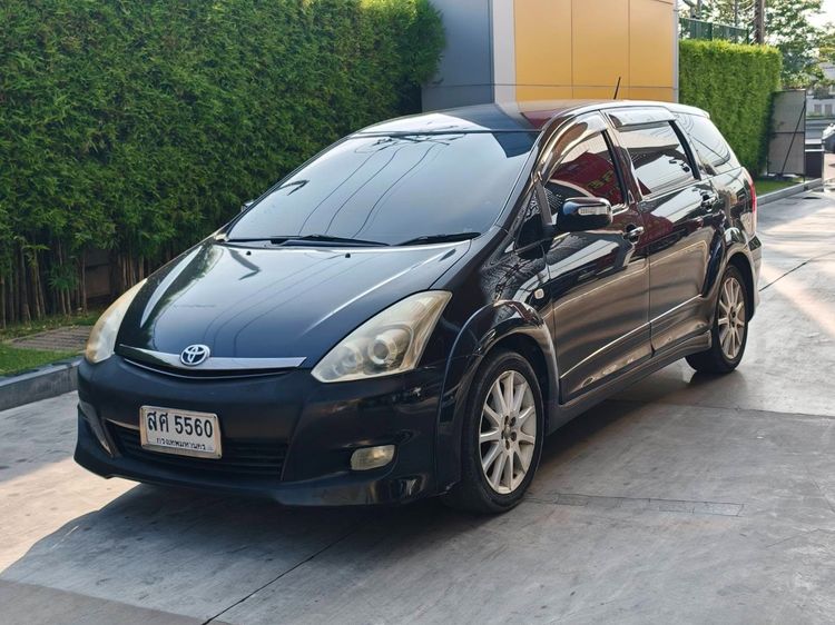 Toyota Wish 2005 2.0 Q Sedan เบนซิน ไม่ติดแก๊ส เกียร์อัตโนมัติ ดำ